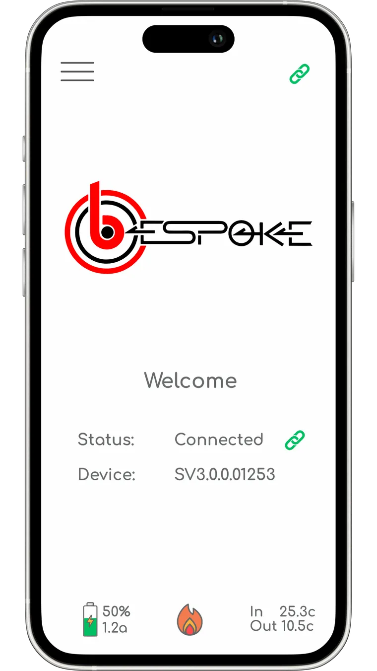 A branded version of the SavvyVan app, opening on a converter’s own logo instead of the SavvyVan one