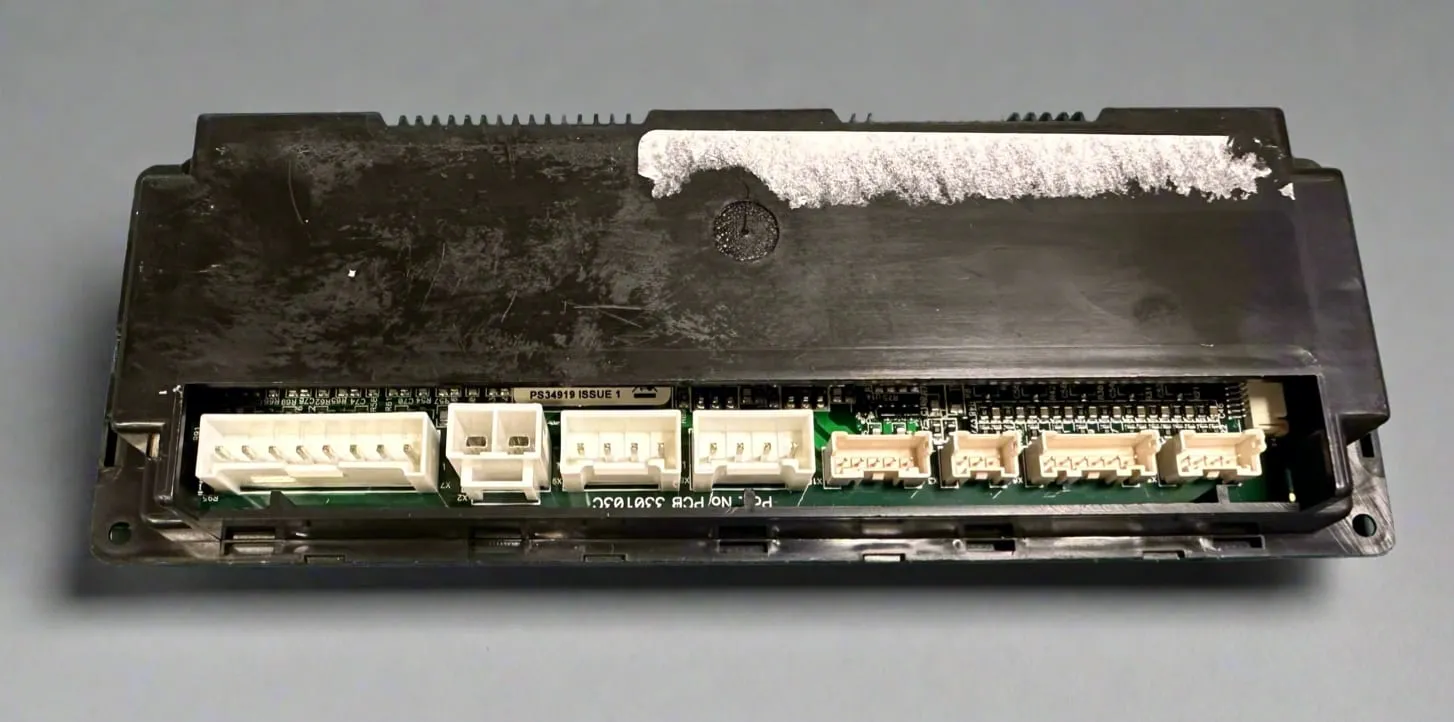 A BCA power unit, showing the row of plug connectors along its edge