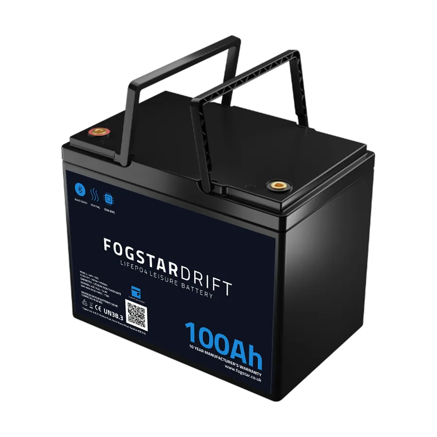 A Fogstar Drift 100Ah lithium leisure battery