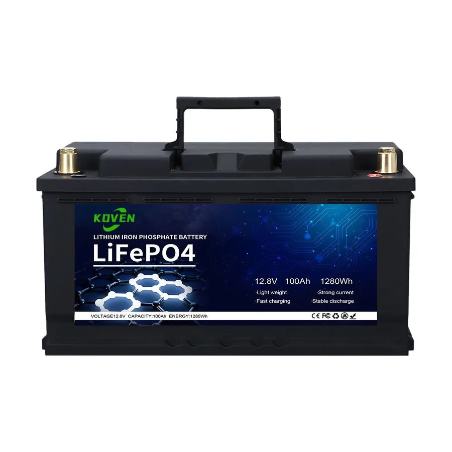 A Koven 12V 100Ah LiFePO4 lithium leisure battery