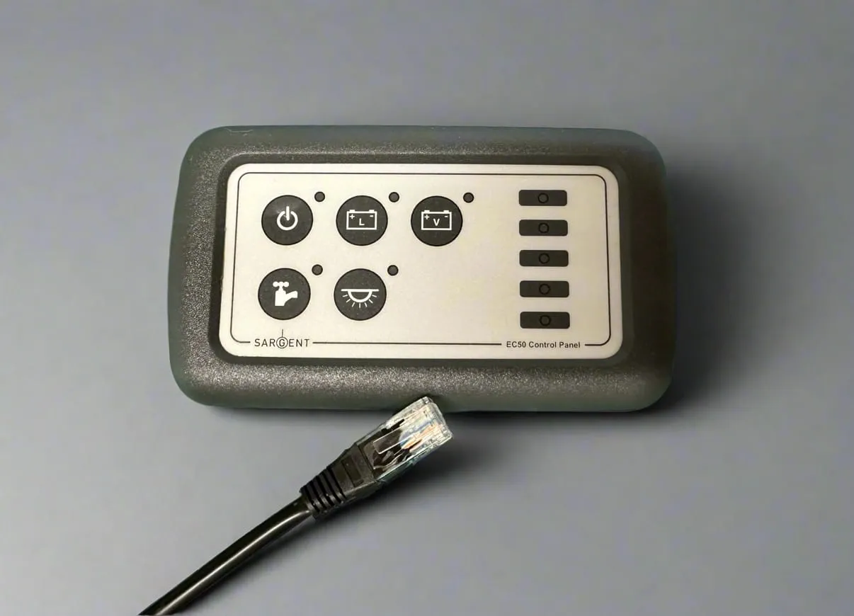A Sargent EC50 control panel, the kind already fitted in the van