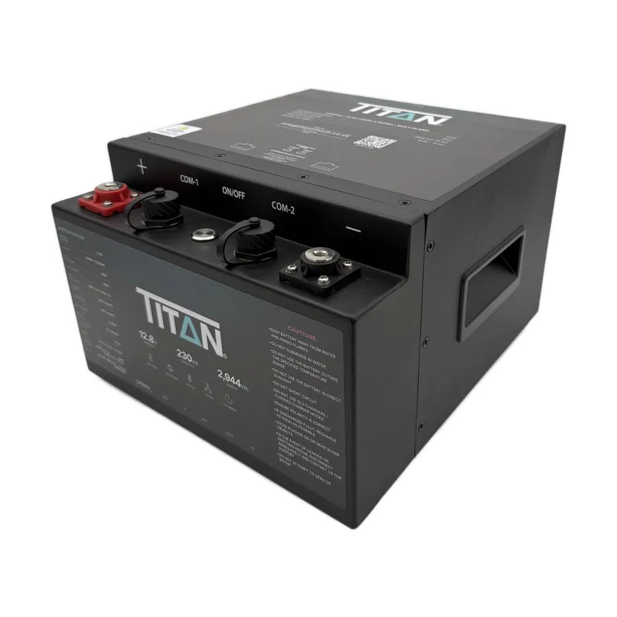 A TITAN 12V 230Ah underseat lithium leisure battery