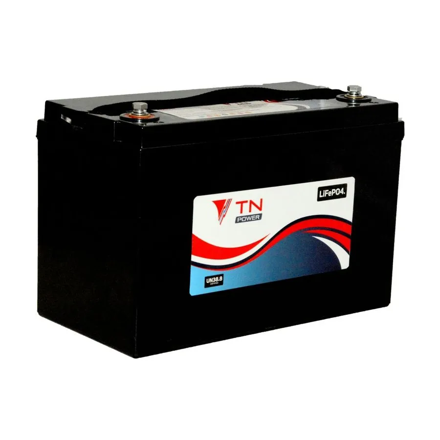 A TN Power 100Ah lithium leisure battery